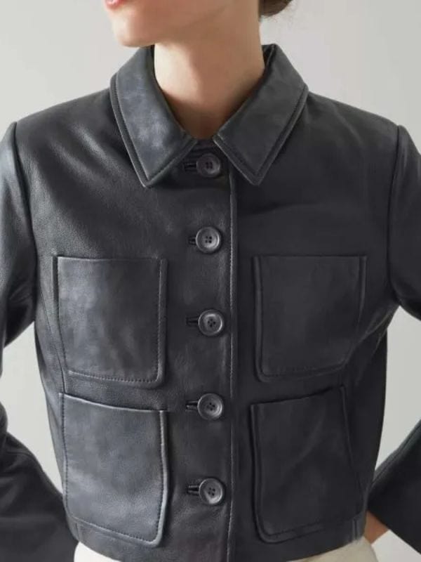 Wednesday S01 Jenna Ortega Leather Jacket Wednesday S01 Jenna Ortega Leather Jacket