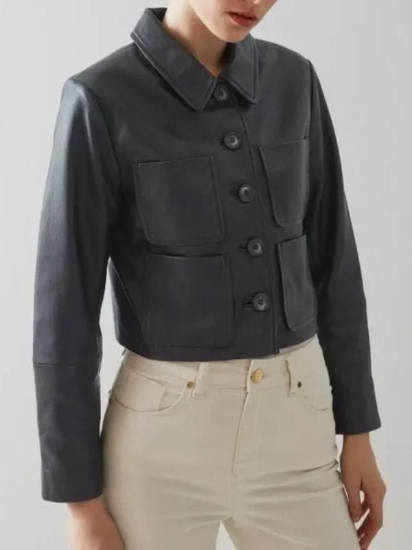 Wednesday S01 Jenna Ortega Leather Jacket Wednesday S01 Jenna Ortega Leather Jacket