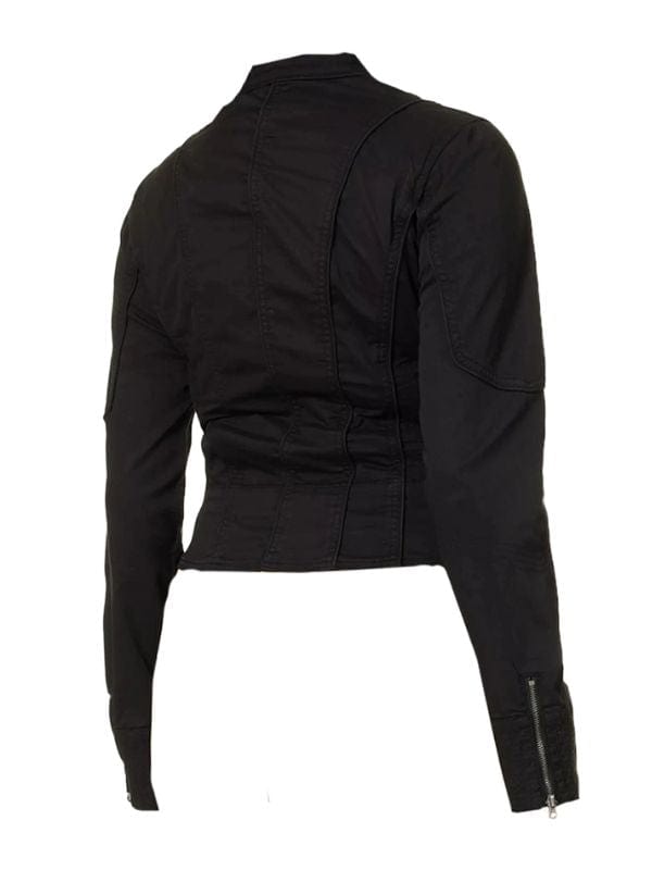Wednesday S02 Evie Templeton Black Jacket