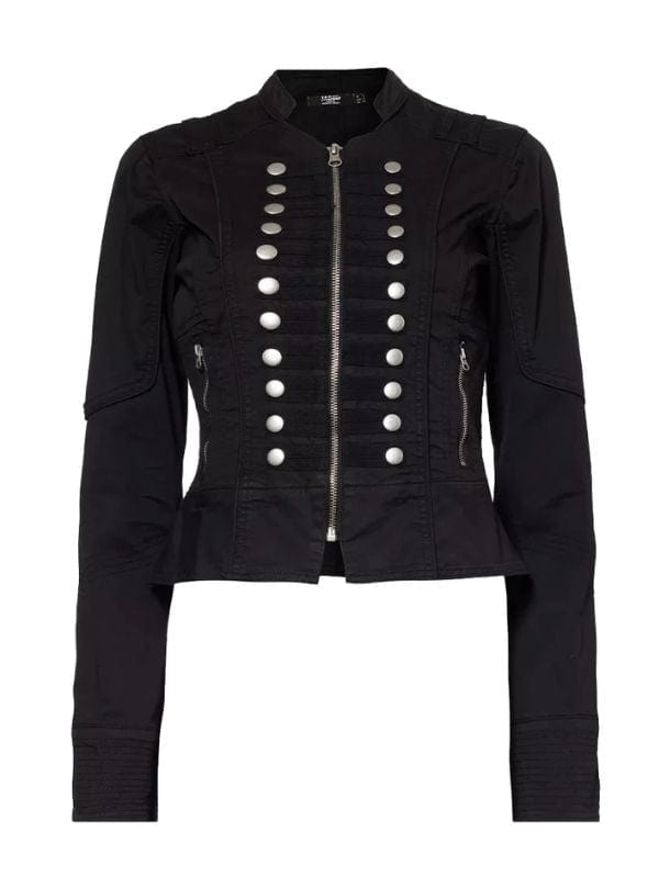 Wednesday S02 Evie Templeton Black Jacket