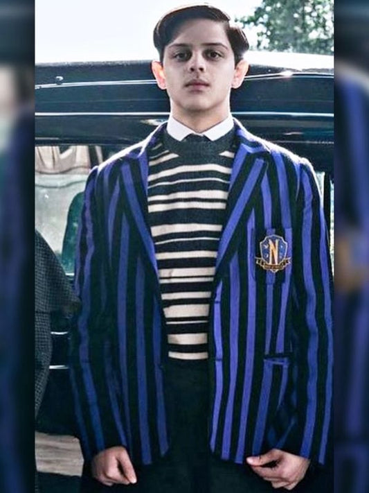 Wednesday S02 Isaac Ordonez Striped Blazer Wednesday S02 Isaac Ordonez Striped Blazer