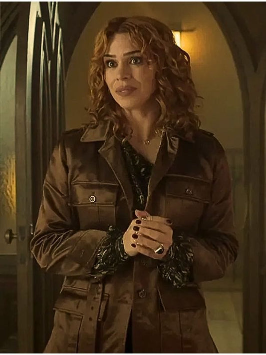 Wednesday S02 Isadora Capri Brown Jacket
