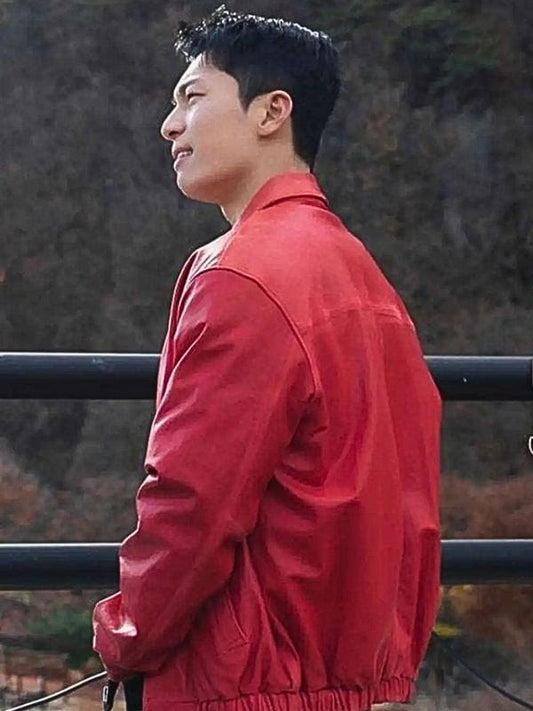 Wi Ha Joon Bad And Crazy Bomber Leather Jacket - Shop Now