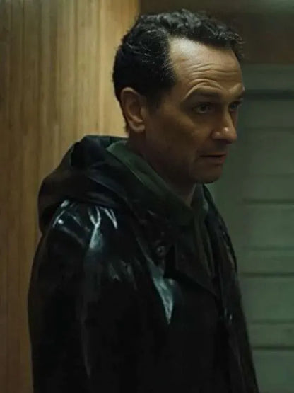 Widows Bay 2026 Matthew Rhys Leather Coat