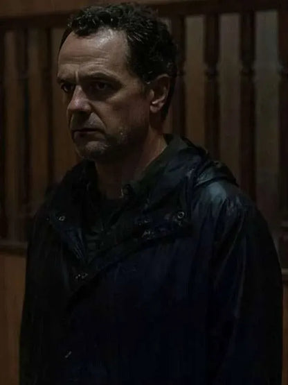Widows Bay 2026 Matthew Rhys Leather Coat