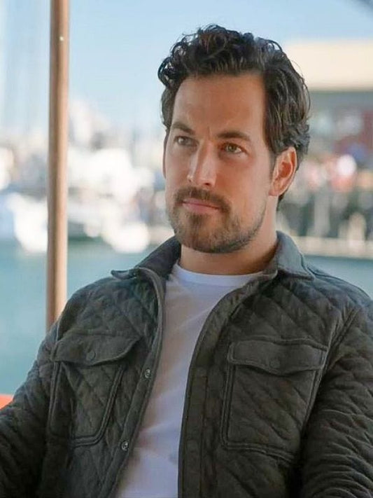 Wild Cards Cole Ellis Quilted Jacket Giacomo Gianniotti Wild Cards Cole Ellis Quilted Jacket