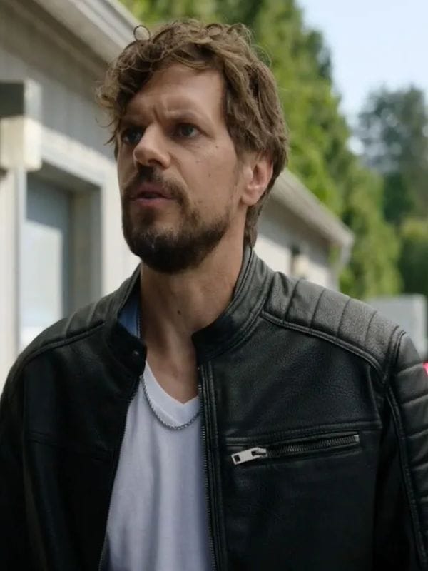 Wild Cards S03 Matt Ellis Black Leather Jacket