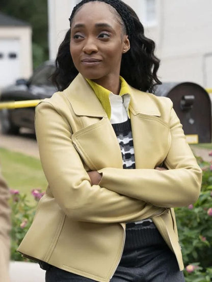 Will Trent S04 Iantha Richardson Leather Jacket