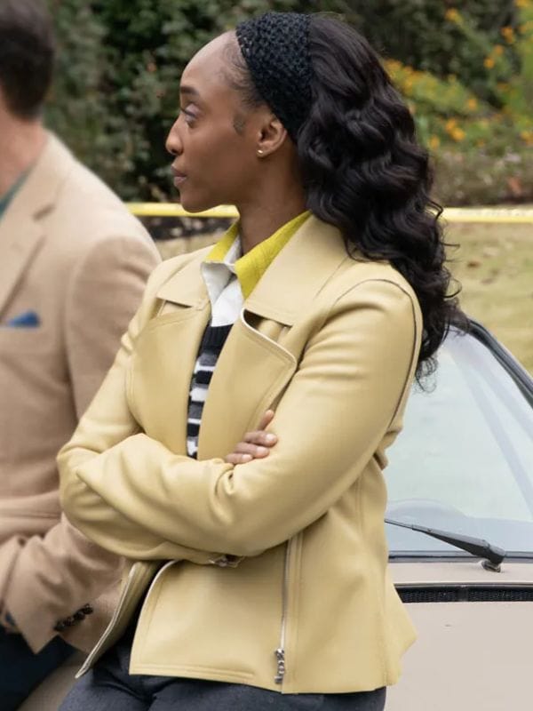 Will Trent S04 Iantha Richardson Leather Jacket