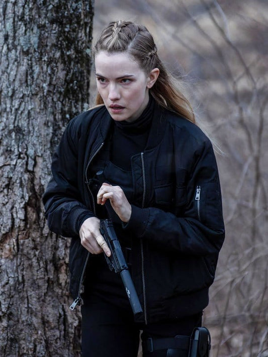 Willa Fitzgerald Alarum 2025 Bomber Jacket Willa Fitzgerald Alarum 2025 Bomber Jacket
