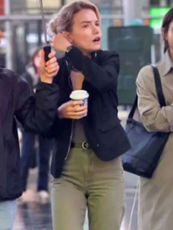 Willa Fitzgerald Relay 2025 Black Jacket