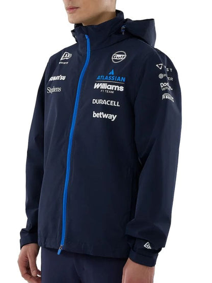 F1 Williams Racing New Era Team Rain Jacket Blue