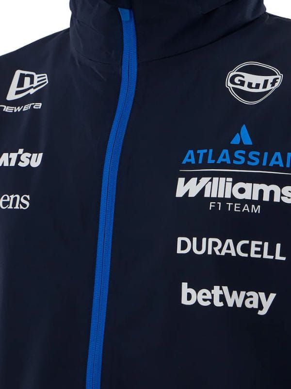 F1 Williams Racing New Era Team Rain Jacket Blue
