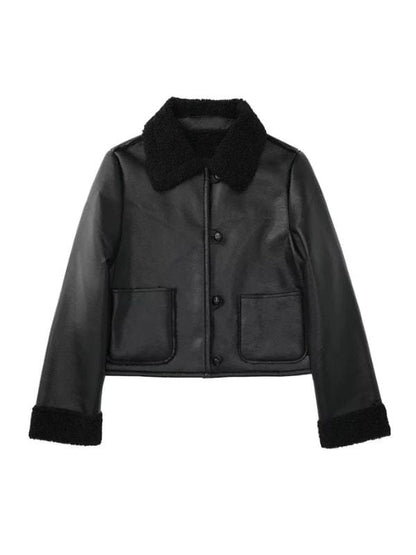Women Fashion Thick Warm Shearling Jacket Women Fashion Thick Warm Shearling Jacket