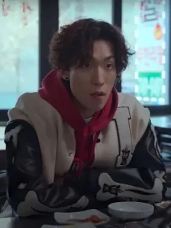 Woo-jin Bloodhounds S01 Varsity Jacket