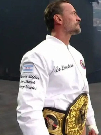 WrestleMania 42 CM Punk Jacket White