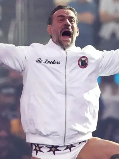WrestleMania 42 CM Punk Jacket White