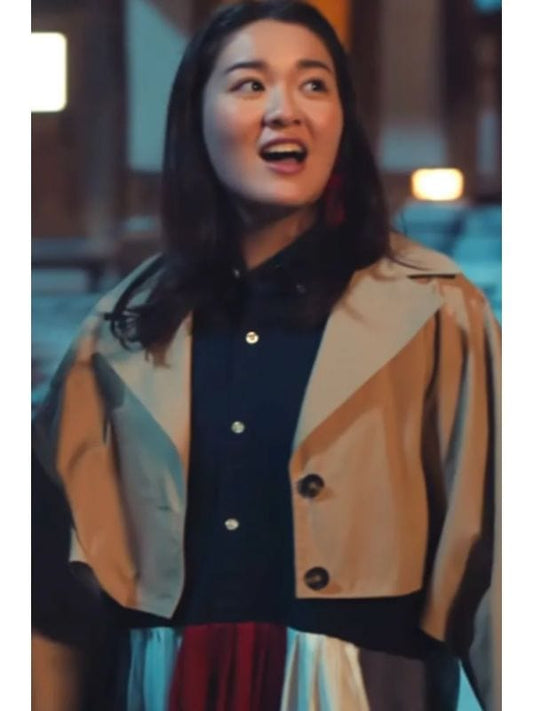 XO Kitty S02 Stella Cho Beige Jacket XO Kitty S02 Stella Cho Beige Jacket