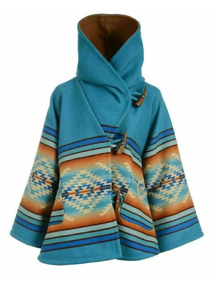 Yellowstone Kelly Reilly Blue Hooded Coat