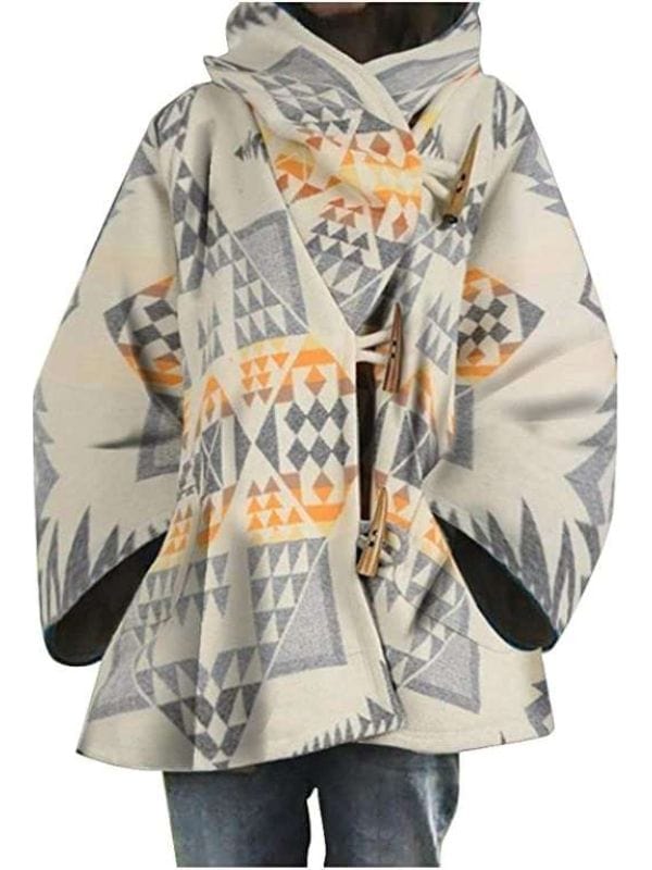 Yellowstone Kelly Reilly White Poncho Cloak Coat