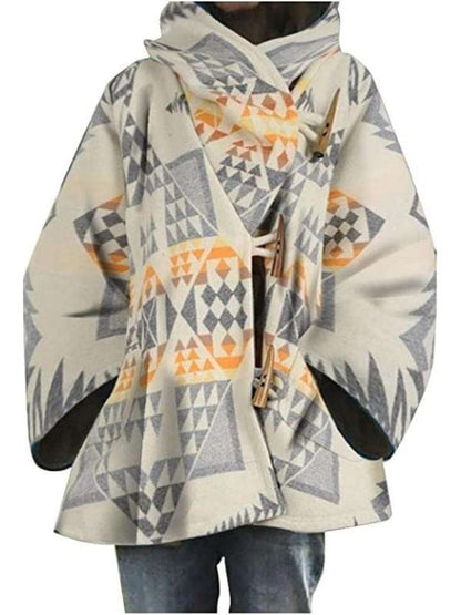 Yellowstone Kelly Reilly White Poncho Cloak Coat