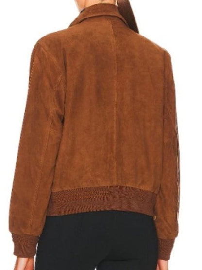 Your Friends and Neighbors S01 Lena Hall Brown Suede Jacket Your Friends and Neighbors S01 Lena Hall Brown Suede Jacket