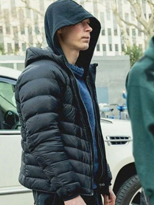 Yura Borisov Anora 2024 Puffer Hooded Jacket